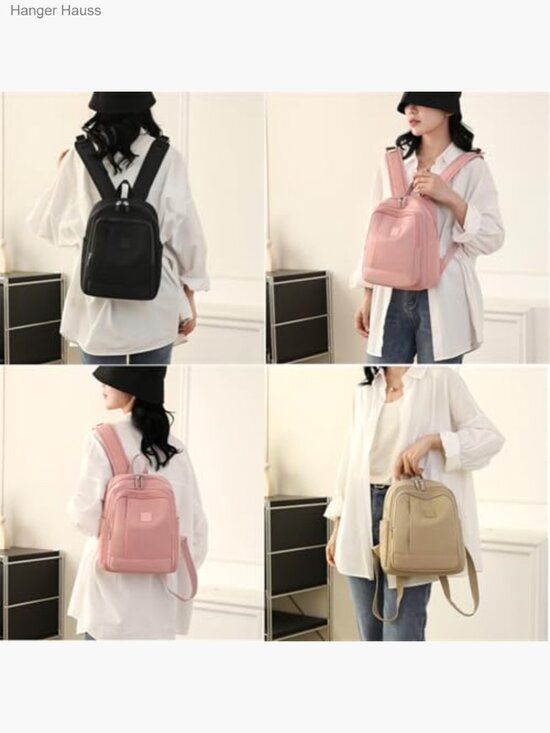 Mini Nylon Backpack for Women Lightweight Travel Daypack Purse main image 4